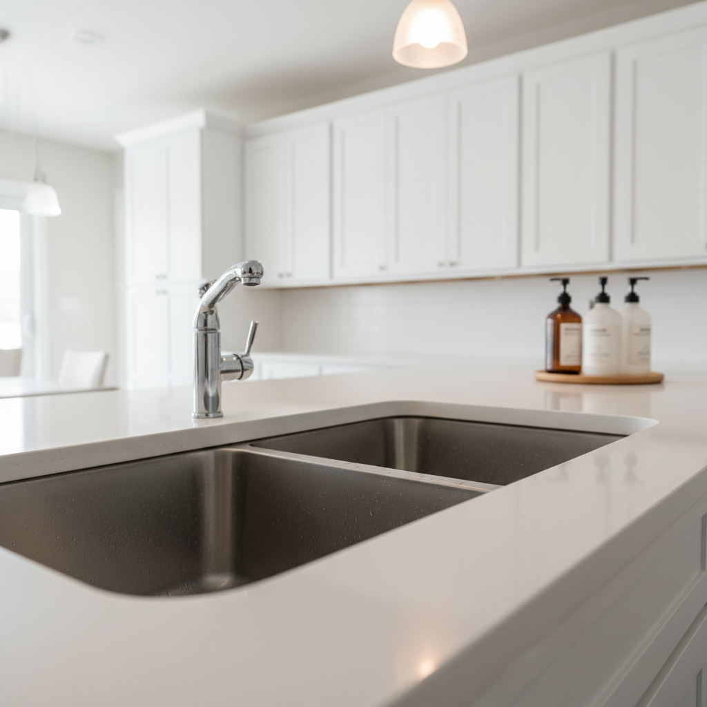 Deep cleaning kitchen after result