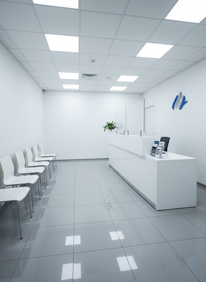 Office after cleaning